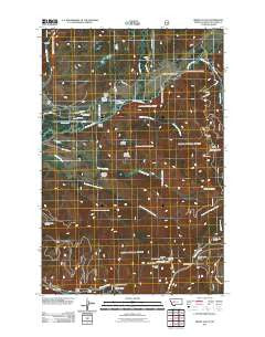 Swede Gulch Montana Historical topographic map, 1:24000 scale, 7.5 X 7.5 Minute, Year 2011