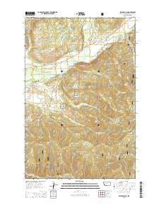 Swede Gulch Montana Current topographic map, 1:24000 scale, 7.5 X 7.5 Minute, Year 2014