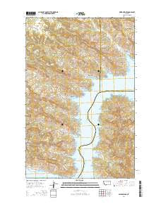 Swede Ridge Montana Current topographic map, 1:24000 scale, 7.5 X 7.5 Minute, Year 2014