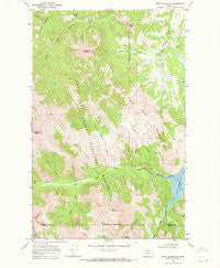 Swift Reservoir Montana Historical topographic map, 1:24000 scale, 7.5 X 7.5 Minute, Year 1968