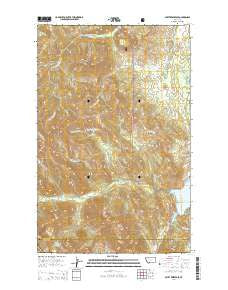 Swift Reservoir Montana Current topographic map, 1:24000 scale, 7.5 X 7.5 Minute, Year 2014