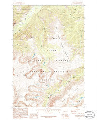Sylvan Peak Montana Historical topographic map, 1:24000 scale, 7.5 X 7.5 Minute, Year 1986