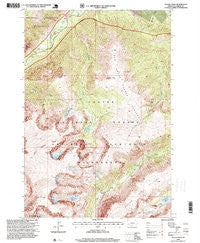 Sylvan Peak Montana Historical topographic map, 1:24000 scale, 7.5 X 7.5 Minute, Year 1996