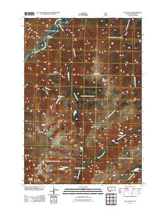 Sylvan Peak Montana Historical topographic map, 1:24000 scale, 7.5 X 7.5 Minute, Year 2011