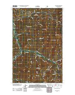 Sylvanite Montana Historical topographic map, 1:24000 scale, 7.5 X 7.5 Minute, Year 2011