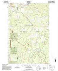 Sylvia Lake Montana Historical topographic map, 1:24000 scale, 7.5 X 7.5 Minute, Year 1994