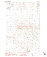 T L Gap Montana Historical topographic map, 1:24000 scale, 7.5 X 7.5 Minute, Year 1987