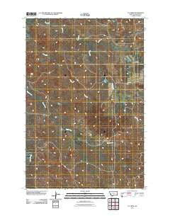 T G Creek Montana Historical topographic map, 1:24000 scale, 7.5 X 7.5 Minute, Year 2011