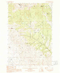 Table Mountain Montana Historical topographic map, 1:24000 scale, 7.5 X 7.5 Minute, Year 1989