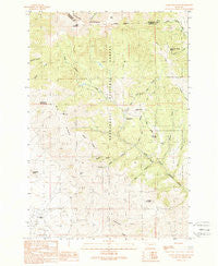 Table Mountain Montana Historical topographic map, 1:24000 scale, 7.5 X 7.5 Minute, Year 1989
