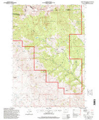 Table Mountain Montana Historical topographic map, 1:24000 scale, 7.5 X 7.5 Minute, Year 1996