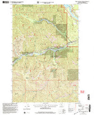 Table Top Mountain Montana Historical topographic map, 1:24000 scale, 7.5 X 7.5 Minute, Year 1999
