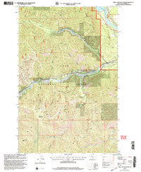 Table Top Mountain Montana Historical topographic map, 1:24000 scale, 7.5 X 7.5 Minute, Year 1999