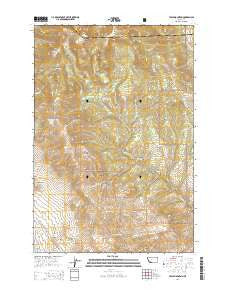 Table Mountain Montana Current topographic map, 1:24000 scale, 7.5 X 7.5 Minute, Year 2014