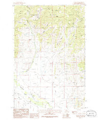 Tacoma Park Montana Historical topographic map, 1:24000 scale, 7.5 X 7.5 Minute, Year 1986