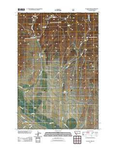 Tacoma Park Montana Historical topographic map, 1:24000 scale, 7.5 X 7.5 Minute, Year 2011