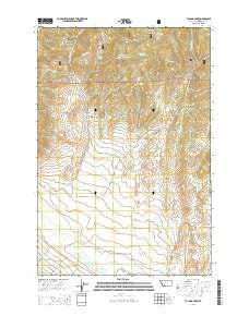 Tacoma Park Montana Current topographic map, 1:24000 scale, 7.5 X 7.5 Minute, Year 2014