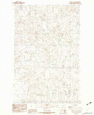 Tadpole Lake Montana Historical topographic map, 1:24000 scale, 7.5 X 7.5 Minute, Year 1983