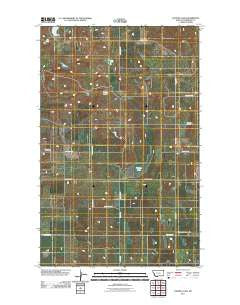 Tadpole Lake Montana Historical topographic map, 1:24000 scale, 7.5 X 7.5 Minute, Year 2011