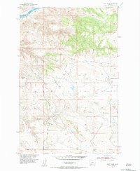 Taffy Ridge Montana Historical topographic map, 1:24000 scale, 7.5 X 7.5 Minute, Year 1954