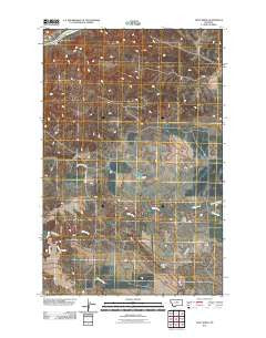 Taffy Ridge Montana Historical topographic map, 1:24000 scale, 7.5 X 7.5 Minute, Year 2011
