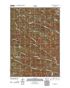 Taintor Desert Montana Historical topographic map, 1:24000 scale, 7.5 X 7.5 Minute, Year 2011