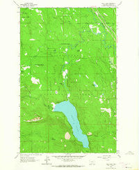 Tally Lake Montana Historical topographic map, 1:24000 scale, 7.5 X 7.5 Minute, Year 1962