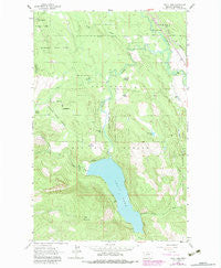 Tally Lake Montana Historical topographic map, 1:24000 scale, 7.5 X 7.5 Minute, Year 1962