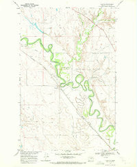 Tampico Montana Historical topographic map, 1:24000 scale, 7.5 X 7.5 Minute, Year 1969