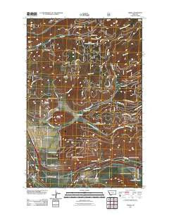 Tarkio Montana Historical topographic map, 1:24000 scale, 7.5 X 7.5 Minute, Year 2011