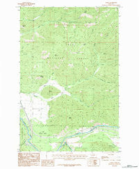 Tarkio Montana Historical topographic map, 1:24000 scale, 7.5 X 7.5 Minute, Year 1983