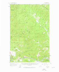 Tarkio Montana Historical topographic map, 1:62500 scale, 15 X 15 Minute, Year 1959