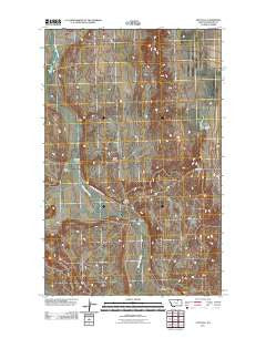 Tattnall Montana Historical topographic map, 1:24000 scale, 7.5 X 7.5 Minute, Year 2011