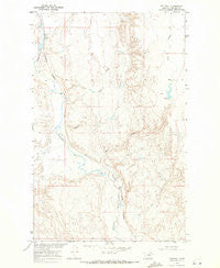 Tattnall Montana Historical topographic map, 1:24000 scale, 7.5 X 7.5 Minute, Year 1968