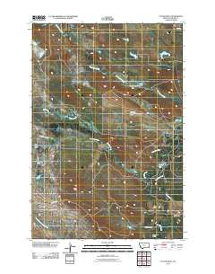 Taylor Hills Montana Historical topographic map, 1:24000 scale, 7.5 X 7.5 Minute, Year 2011