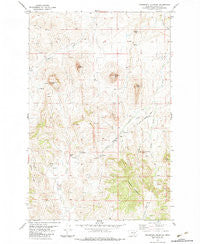 Telegraph Mountain Montana Historical topographic map, 1:24000 scale, 7.5 X 7.5 Minute, Year 1983