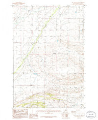 Ten O'Clock Gate Montana Historical topographic map, 1:24000 scale, 7.5 X 7.5 Minute, Year 1986