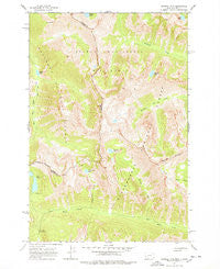 Tenmile Lake Montana Historical topographic map, 1:24000 scale, 7.5 X 7.5 Minute, Year 1964