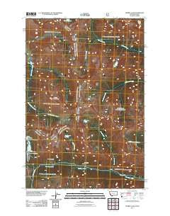Tenmile Lake Montana Historical topographic map, 1:24000 scale, 7.5 X 7.5 Minute, Year 2011