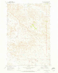 Tepee Butte NE Montana Historical topographic map, 1:24000 scale, 7.5 X 7.5 Minute, Year 1969