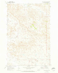 Tepee Butte NE Montana Historical topographic map, 1:24000 scale, 7.5 X 7.5 Minute, Year 1969
