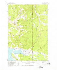 Tepee Creek Montana Historical topographic map, 1:62500 scale, 15 X 15 Minute, Year 1958
