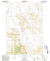 Terrell Creek Montana Historical topographic map, 1:24000 scale, 7.5 X 7.5 Minute, Year 1993
