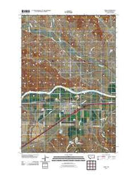 Terry Montana Historical topographic map, 1:24000 scale, 7.5 X 7.5 Minute, Year 2011