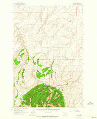 The Arch Montana Historical topographic map, 1:24000 scale, 7.5 X 7.5 Minute, Year 1961