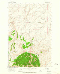 The Arch Montana Historical topographic map, 1:24000 scale, 7.5 X 7.5 Minute, Year 1961
