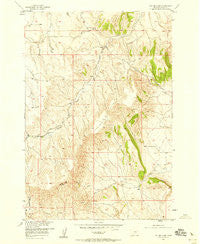 The Big Slide Montana Historical topographic map, 1:24000 scale, 7.5 X 7.5 Minute, Year 1956