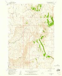 The Big Slide Montana Historical topographic map, 1:24000 scale, 7.5 X 7.5 Minute, Year 1956