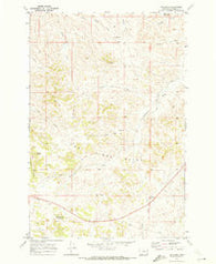 The Knob Montana Historical topographic map, 1:24000 scale, 7.5 X 7.5 Minute, Year 1969