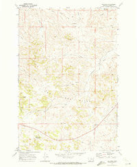 The Knob Montana Historical topographic map, 1:24000 scale, 7.5 X 7.5 Minute, Year 1969